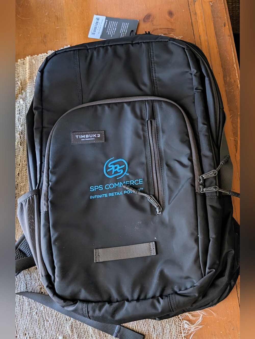 NWT Timbuk2 Uptown jet black laptop backpack | TSA Friendly